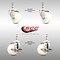 Service Caster 3 Inch 316SS Nylon Wheel Swivel 12mm Threaded Stem Caster Brakes SCC, 2PK SCC-SS316TS20S314-NYS-M1215-2-TLB-2 - alternate 1